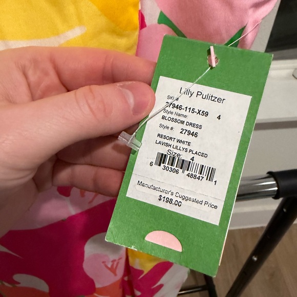 Lilly Pulitzer Lavish Lillys Blossom Dress Size 4 - Picture 4 of 8